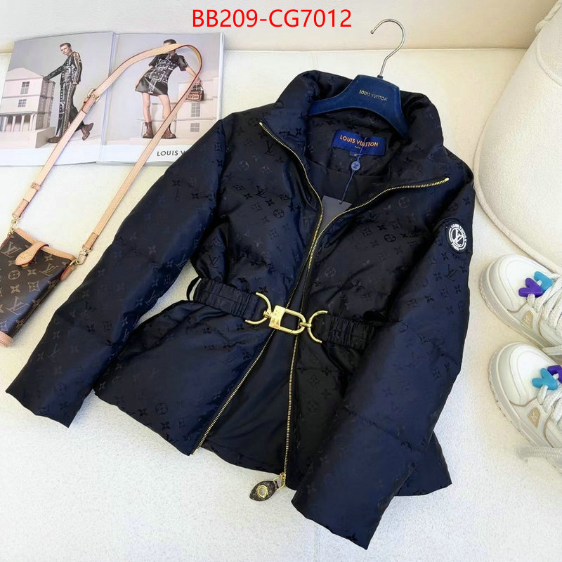 Down jacket Women-LV best replica new style ID: CG7012 $: 209USD