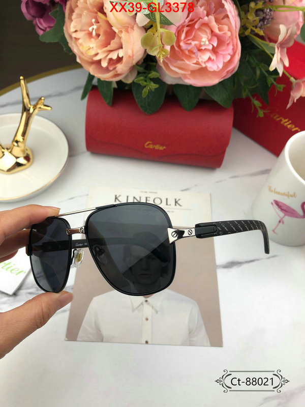 Glasses-Cartier customize best quality replica ID: GL3378 $: 39USD