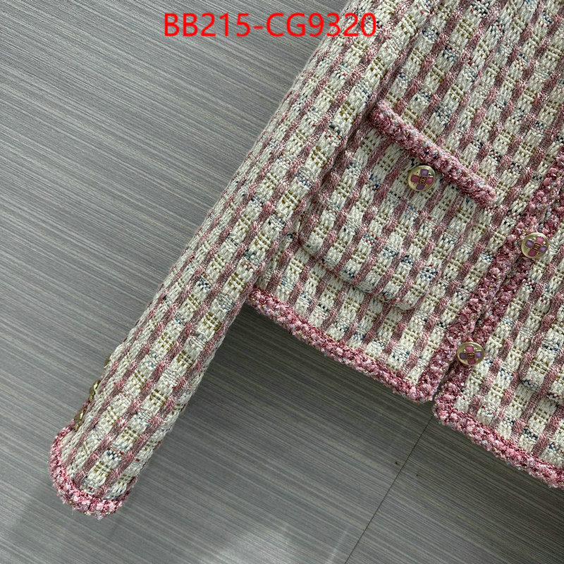 Clothing-Chanel shop cheap high quality 1:1 replica ID: CG9320 $: 215USD