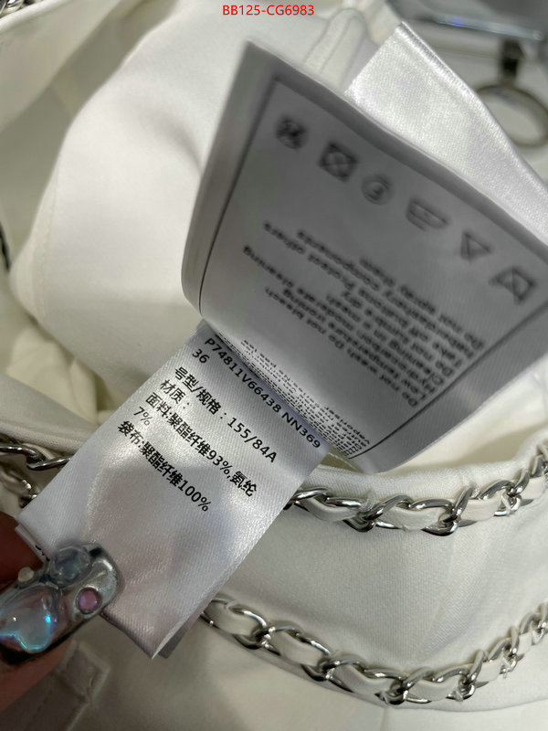 Clothing-Chanel buy high quality cheap hot replica ID: CG6983 $: 125USD