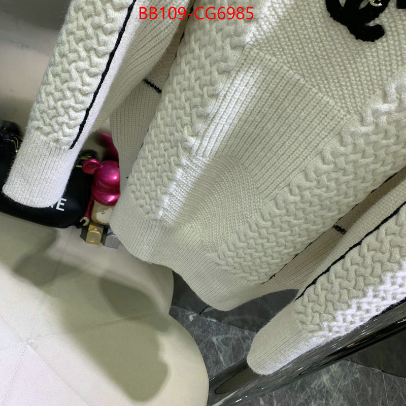 Clothing-Chanel fake cheap best online ID: CG6985 $: 109USD