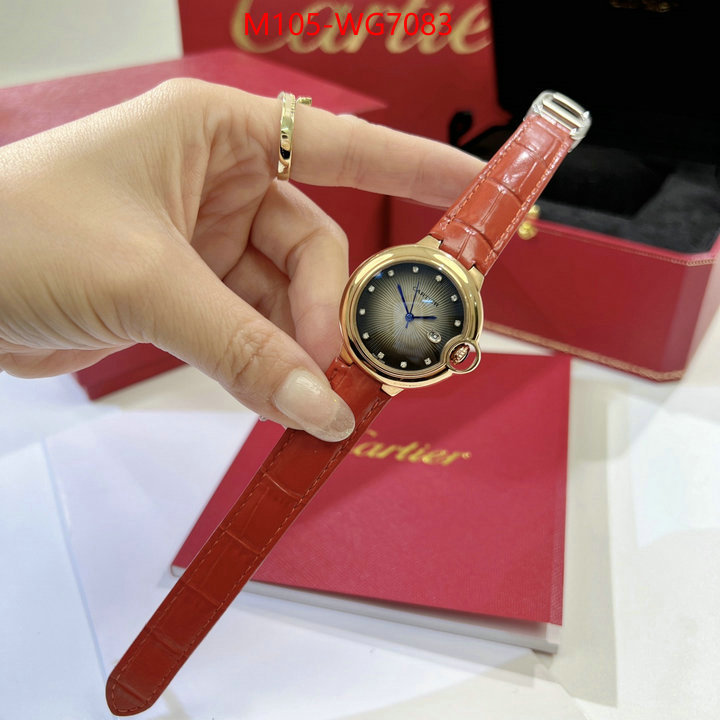 Watch(4A)-Cartier aaaaa class replica ID: WG7083 $: 105USD