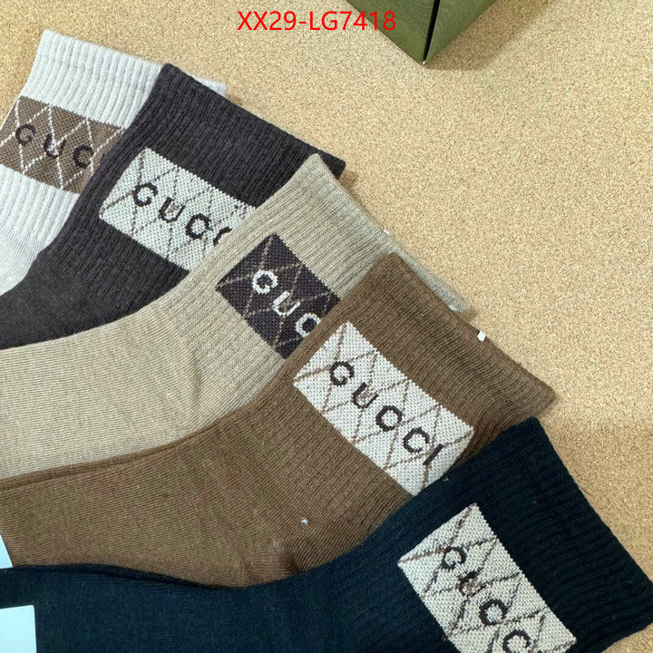 Sock-Gucci outlet sale store ID: LG7418 $: 29USD