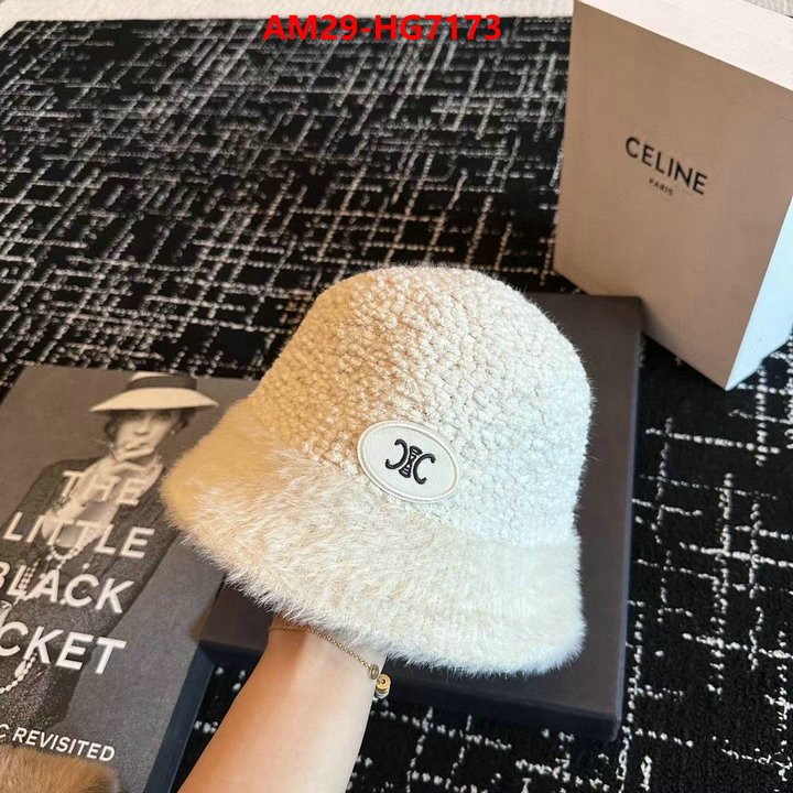 Cap(Hat)-Celine fashion replica ID: HG7173 $: 29USD