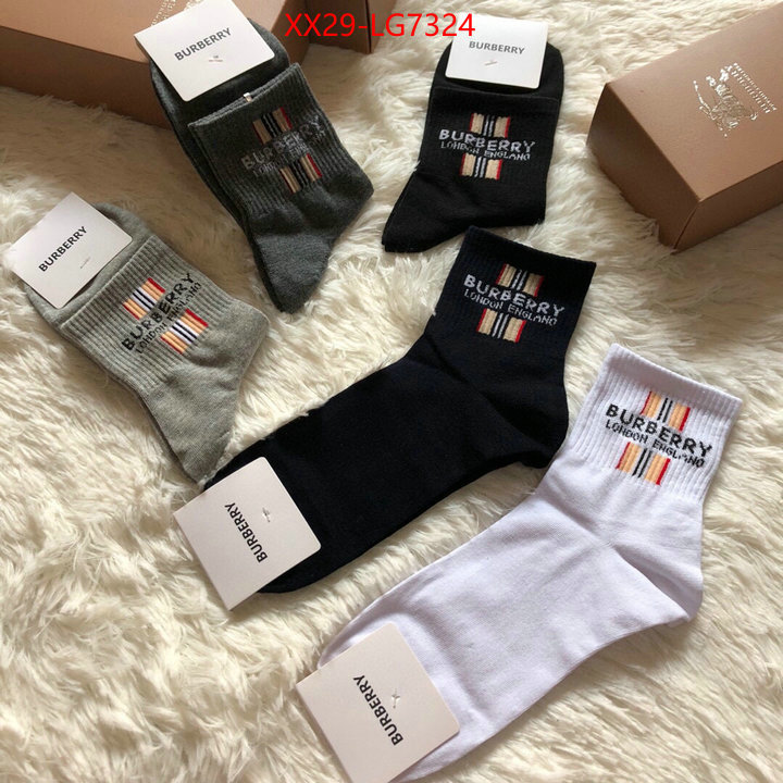 Sock-Burberry top grade ID: LG7324 $: 29USD