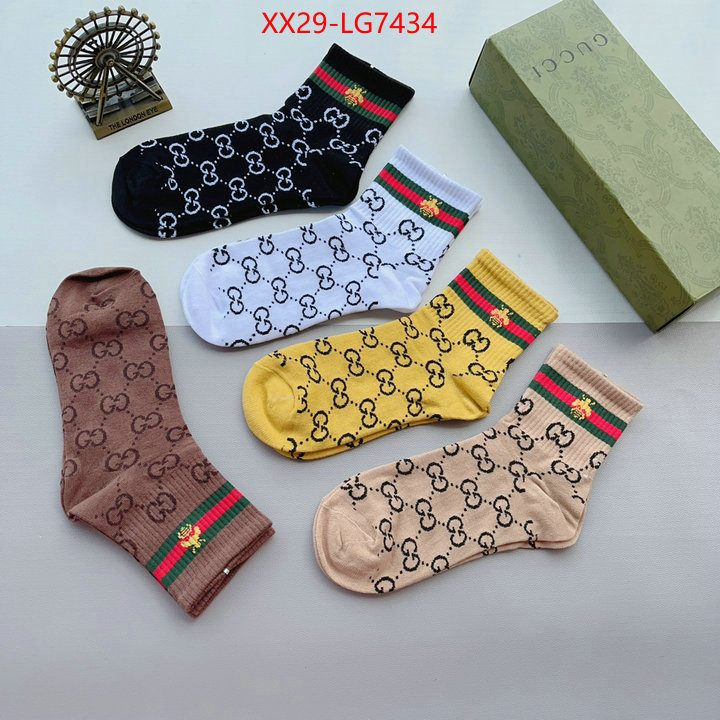 Sock-Gucci how to buy replcia ID: LG7434 $: 29USD