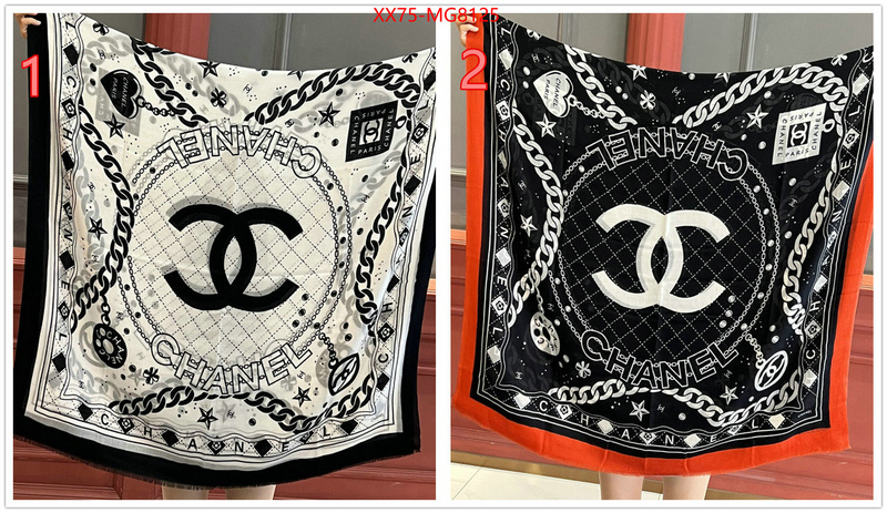 Scarf-Chanel replcia cheap ID: MG8125 $: 75USD