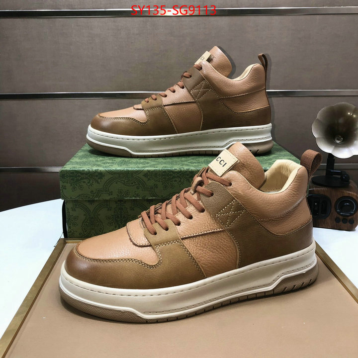 Men Shoes-Gucci designer wholesale replica ID: SG9113 $: 135USD