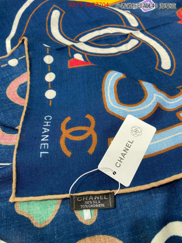 Scarf-Chanel fake designer ID: MG7704 $: 75USD