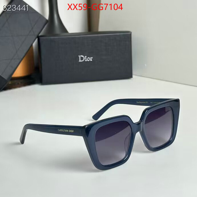 Glasses-Dior 2023 replica wholesale cheap sales online ID: GG7104 $: 59USD