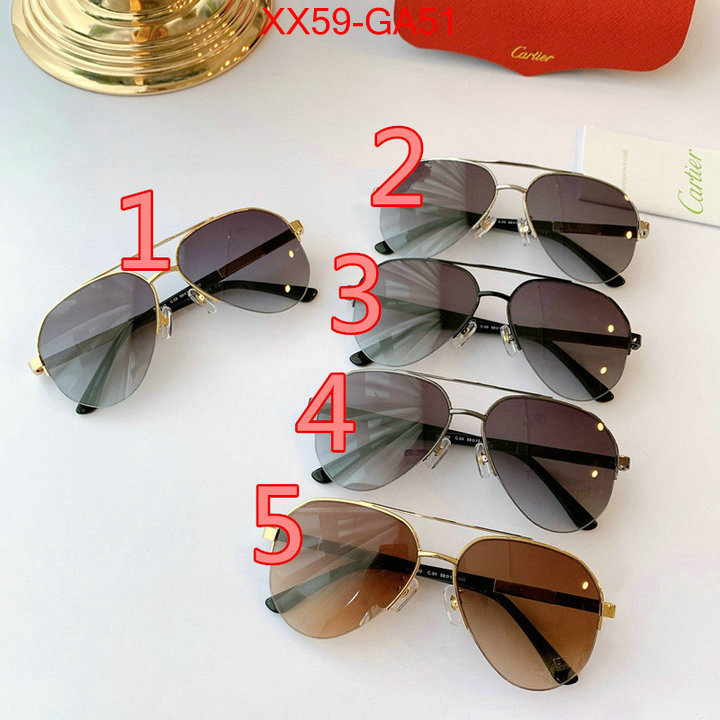 Glasses-Cartier highest quality replica ID:GA51 $:59USD