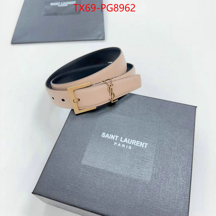 Belts-YSL luxury fake ID: PG8962 $: 69USD