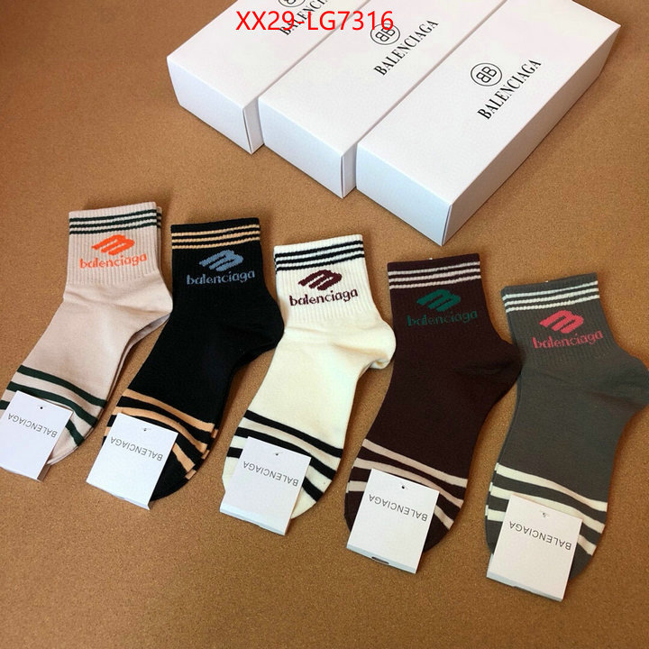 Sock-Balenciaga online sales ID: LG7316 $: 29USD