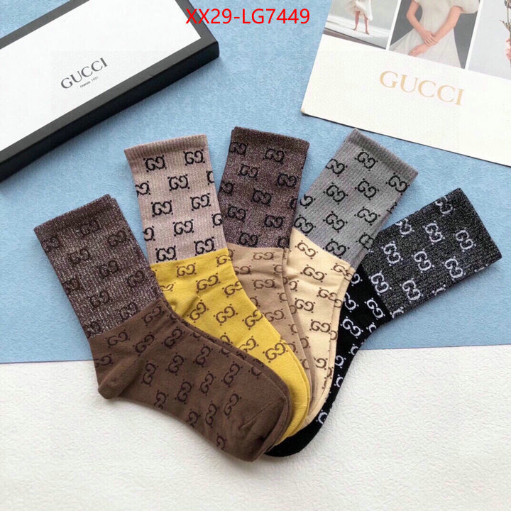 Sock-Gucci high quality aaaaa replica ID: LG7449 $: 29USD