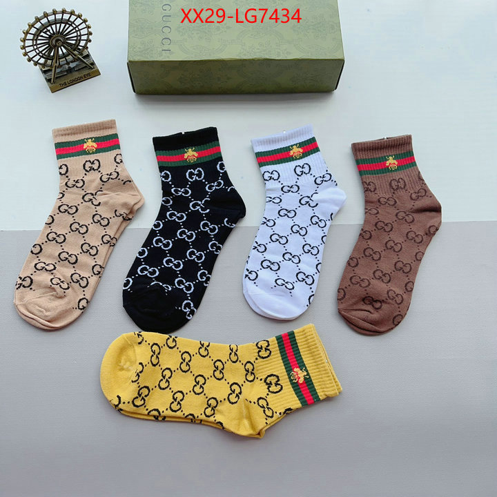 Sock-Gucci how to buy replcia ID: LG7434 $: 29USD