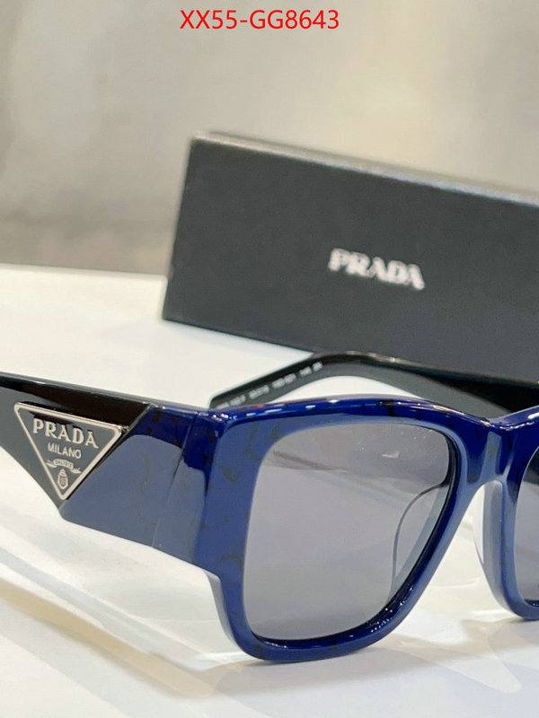 Glasses-Prada the most popular ID: GG8643 $: 55USD