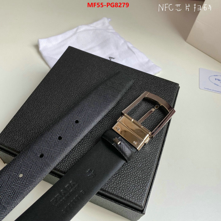 Belts-Prada outlet 1:1 replica ID: PG8279 $: 55USD