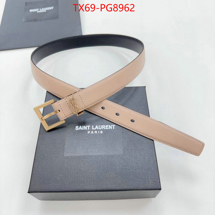 Belts-YSL luxury fake ID: PG8962 $: 69USD