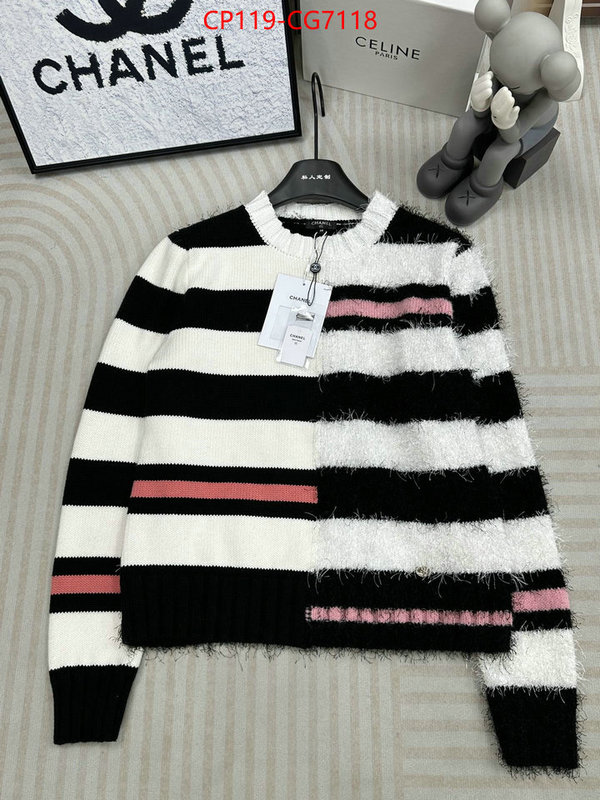 Clothing-Chanel best replica quality ID: CG7118 $: 119USD