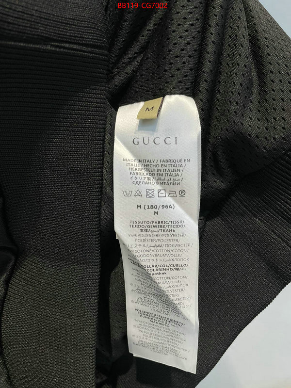 Clothing-Gucci is it illegal to buy ID: CG7002 $: 119USD