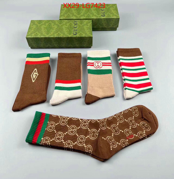 Sock-Gucci replica wholesale ID: LG7423 $: 29USD