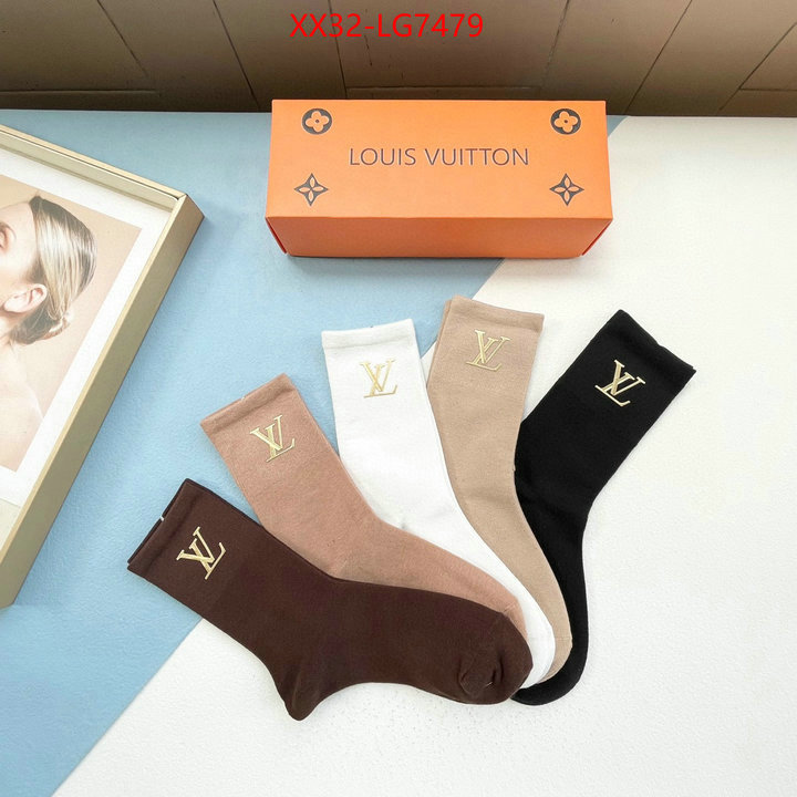 Sock-LV 7 star quality designer replica ID: LG7479 $: 32USD