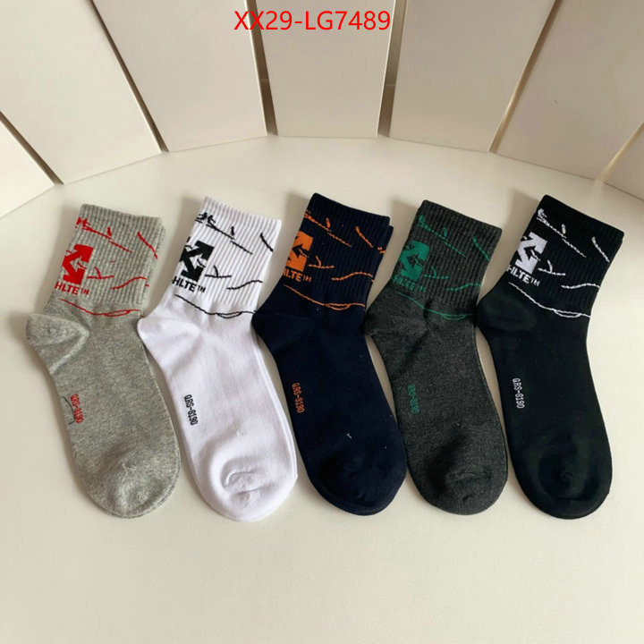 Sock-Offwhite what's the best to buy replica ID: LG7489 $: 29USD