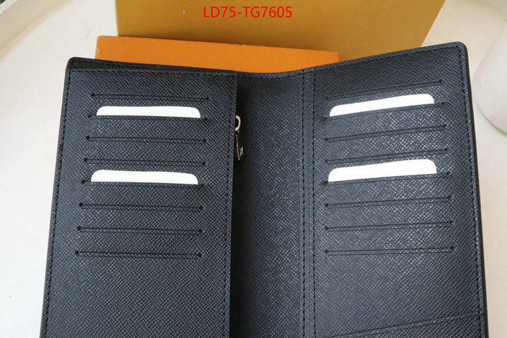 LV Bags(TOP)-Wallet best quality replica ID: TG7605 $: 75USD,