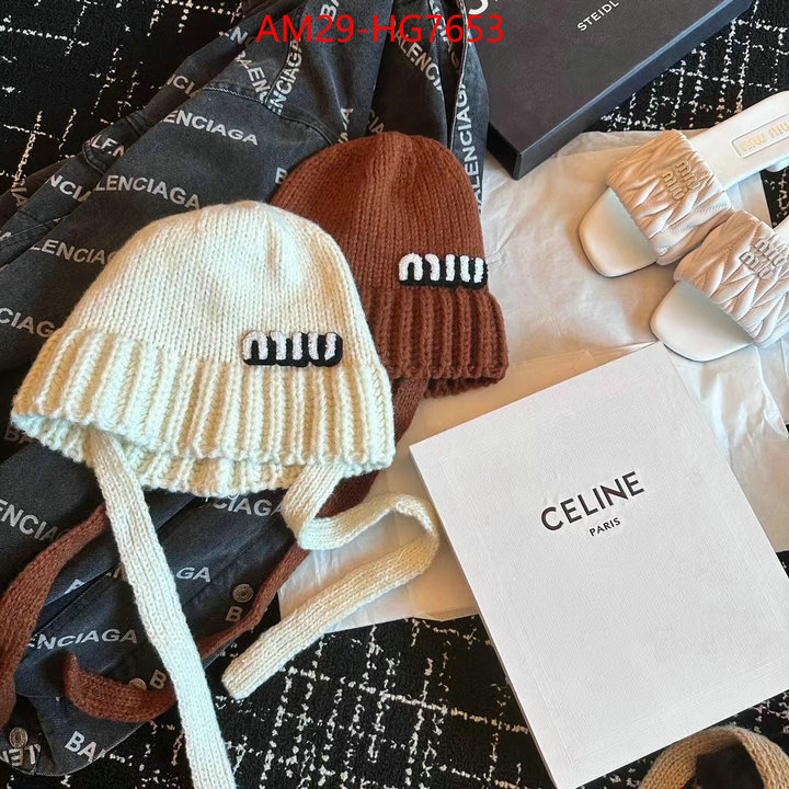 Cap(Hat)-Miu Miu can i buy replica ID: HG7653 $: 29USD