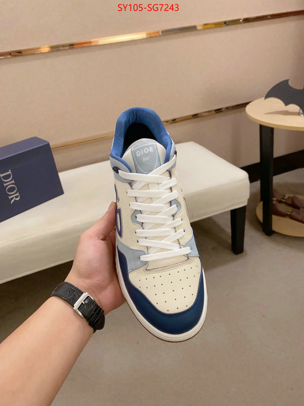 Men shoes-Dior fake cheap best online ID: SG7243 $: 105USD