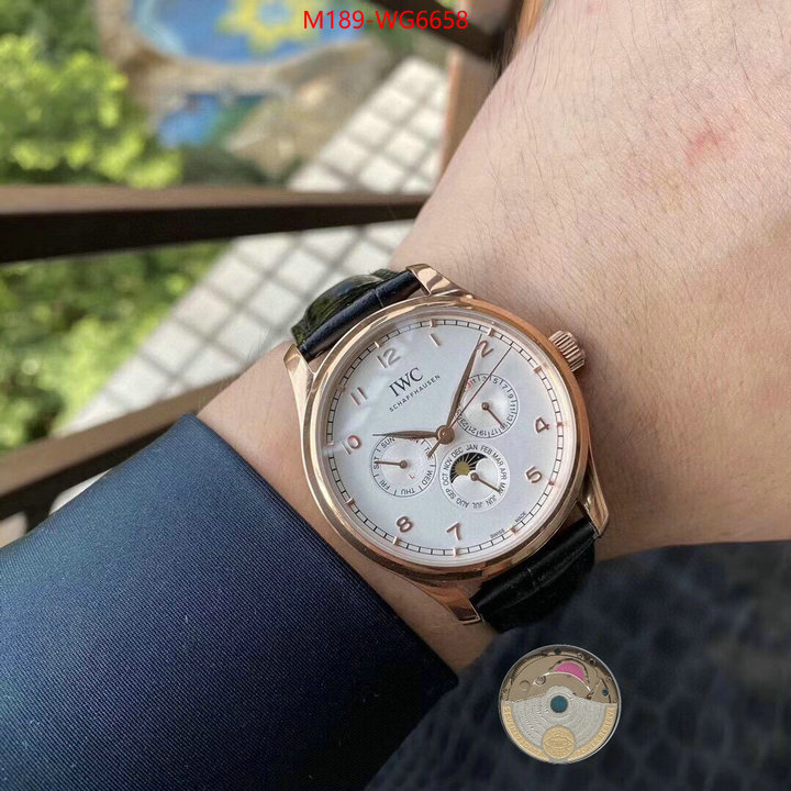 Watch(TOP)-IWC perfect quality designer replica ID: WG6658 $: 189USD