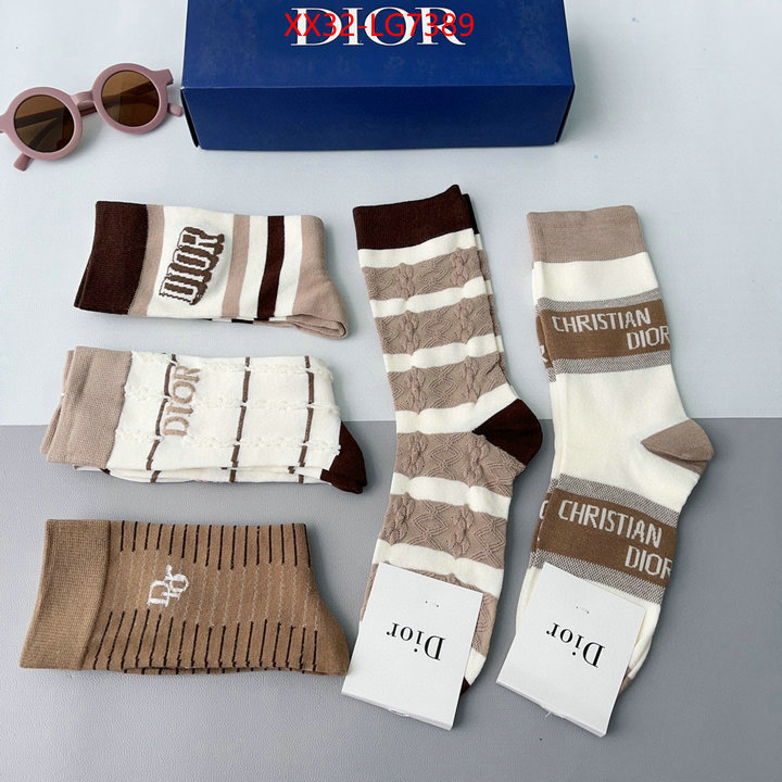 Sock-Dior perfect quality ID: LG7389 $: 32USD