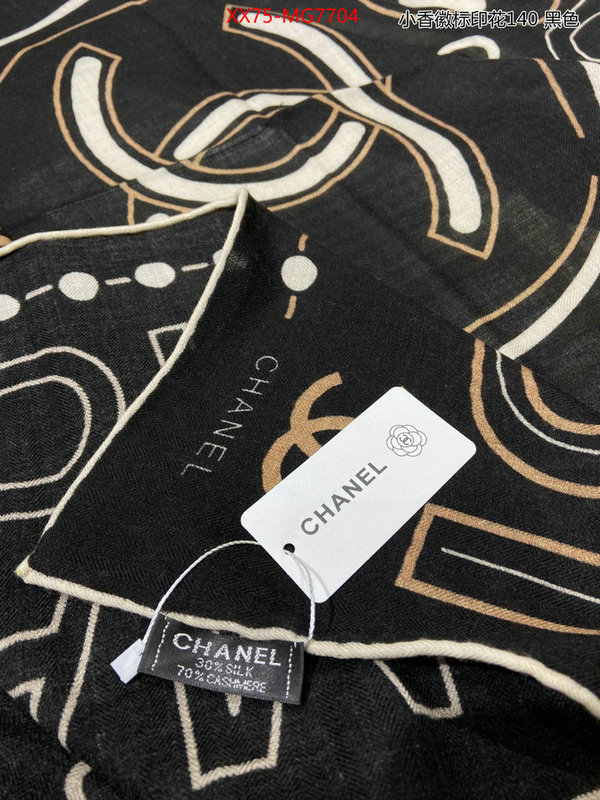 Scarf-Chanel fake designer ID: MG7704 $: 75USD