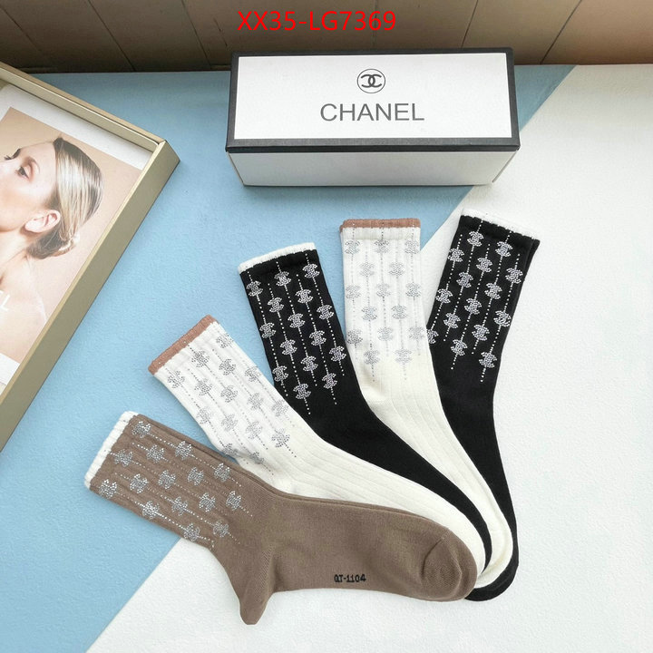 Sock-Chanel replica 1:1 ID: LG7369 $: 35USD