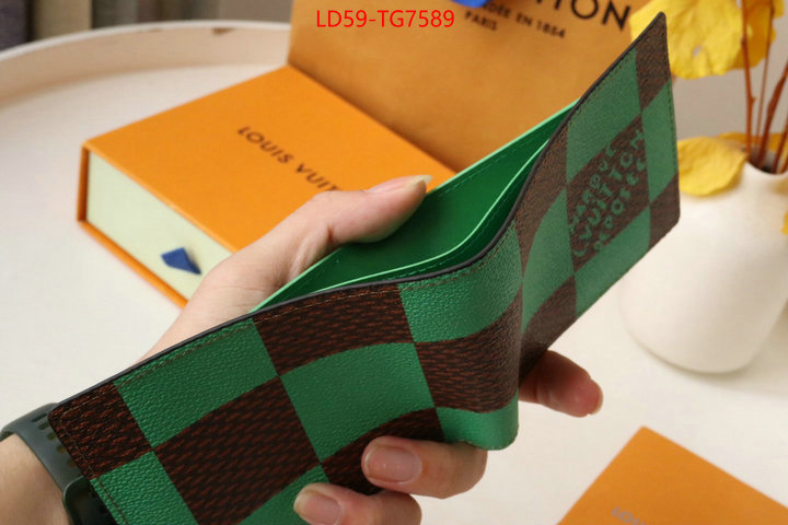 LV Bags(TOP)-Wallet replica how can you ID: TG7589 $: 59USD,