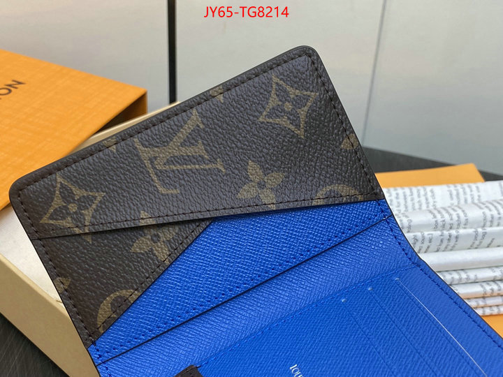 LV Bags(TOP)-Wallet shop designer ID: TG8214 $: 65USD