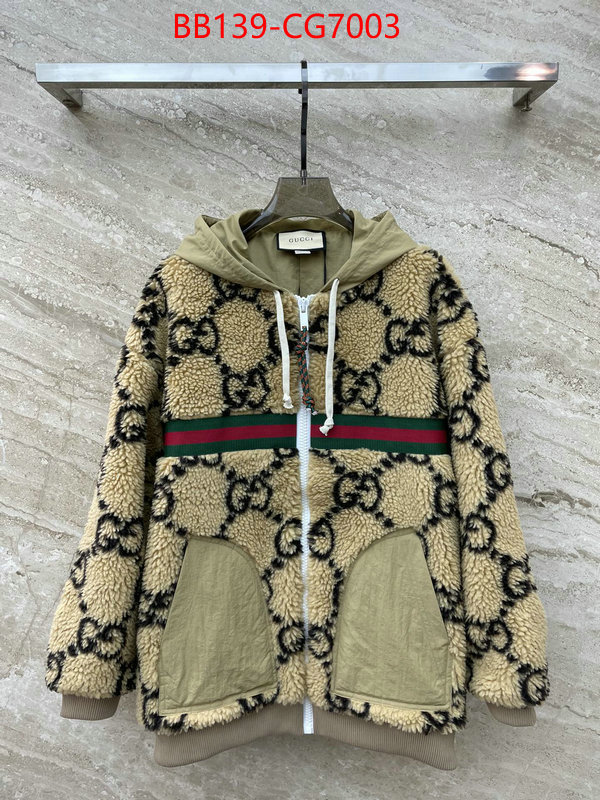 Clothing-Gucci luxury shop ID: CG7003 $: 139USD