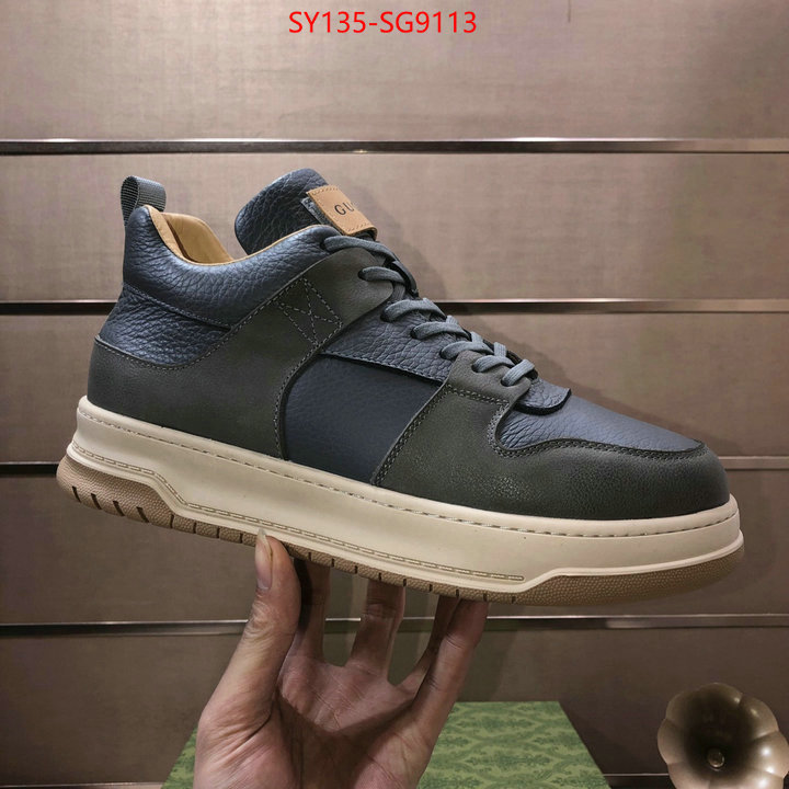 Men Shoes-Gucci designer wholesale replica ID: SG9113 $: 135USD