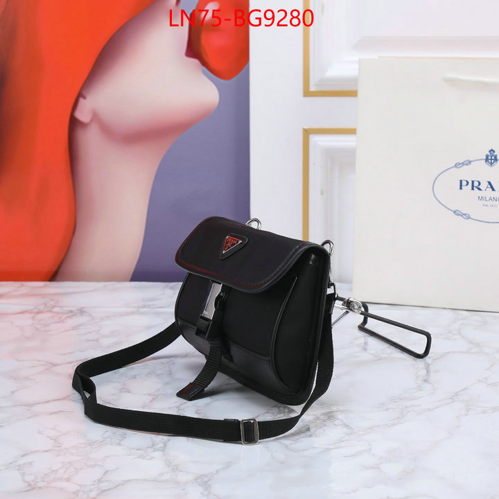 Prada Bags (4A)-Diagonal- at cheap price ID: BG9280 $: 75USD,