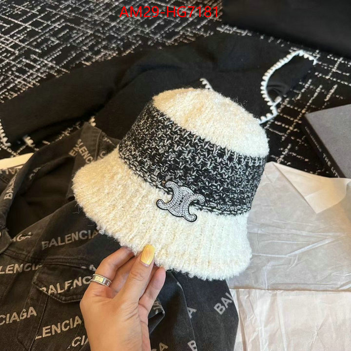 Cap(Hat)-Celine where to buy high quality ID: HG7181 $: 29USD