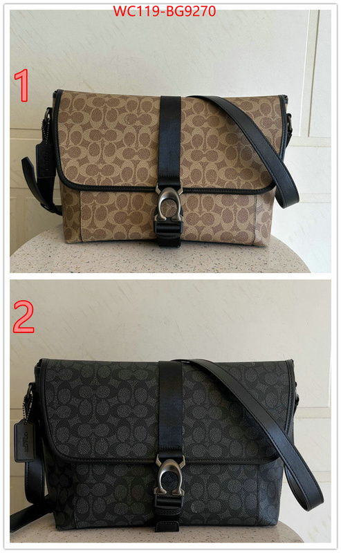 Coach Bags(4A)-Diagonal fake high quality ID: BG9270 $: 119USD,