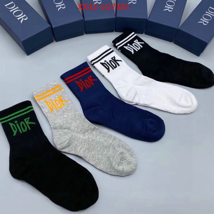 Sock-Dior customize the best replica ID: LG7381 $: 32USD