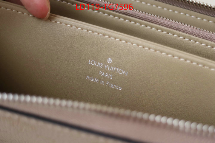 LV Bags(TOP)-Wallet replica 2023 perfect luxury ID: TG7596 $: 119USD,