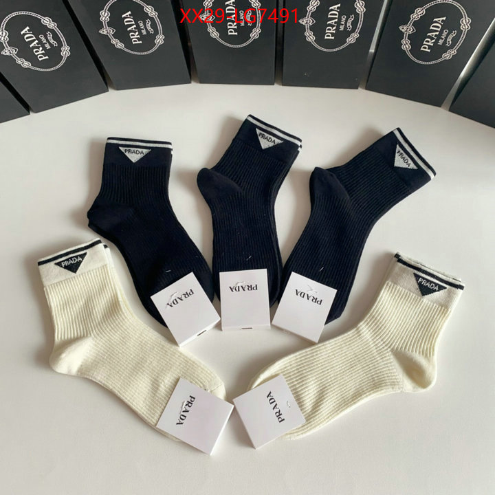 Sock-Prada what's the best place to buy replica ID: LG7491 $: 29USD