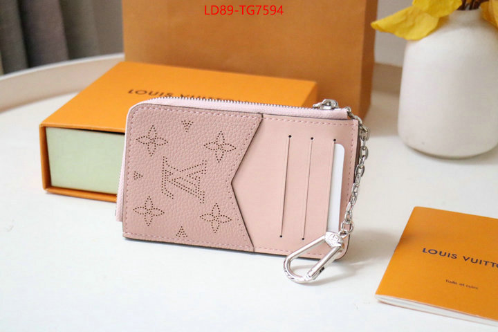 LV Bags(TOP)-Wallet unsurpassed quality ID: TG7594 $: 89USD,