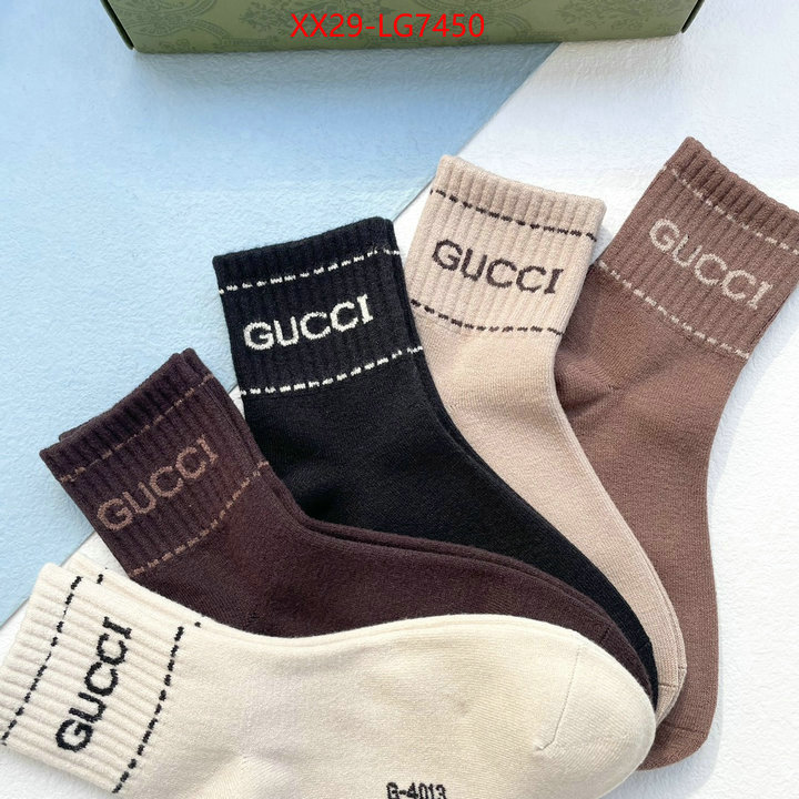 Sock-Gucci exclusive cheap ID: LG7450 $: 29USD