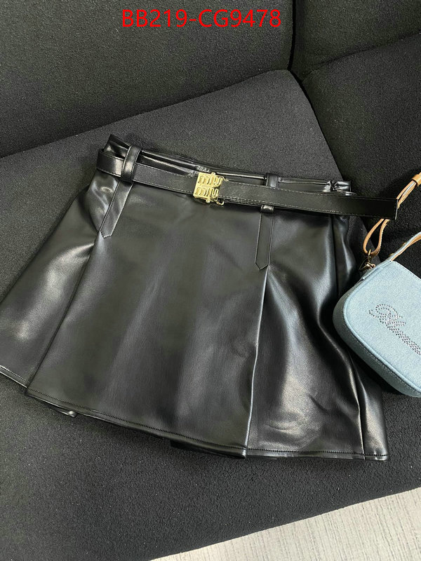 Clothing-MIU MIU counter quality ID: CG9478 $: 219USD