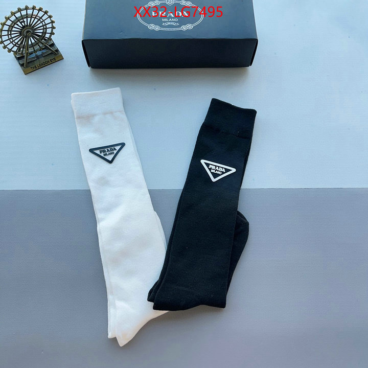 Sock-Prada buy the best replica ID: LG7495 $: 32USD