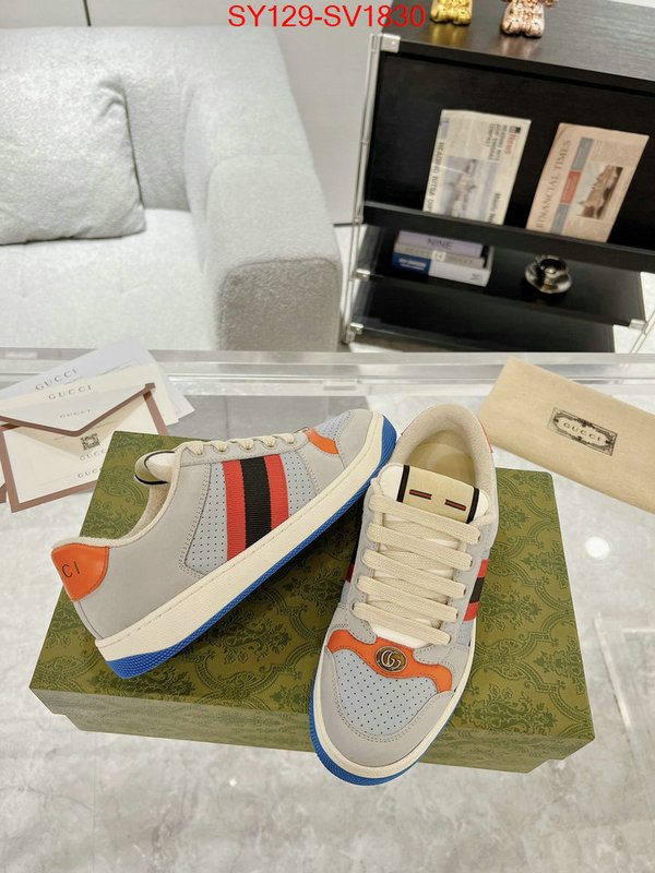 Men Shoes-Gucci high quality replica ID: SV1830 $: 129USD