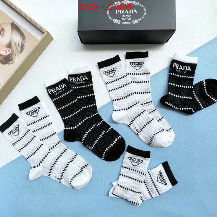 Sock-Prada top brands like ID: LG7498 $: 29USD